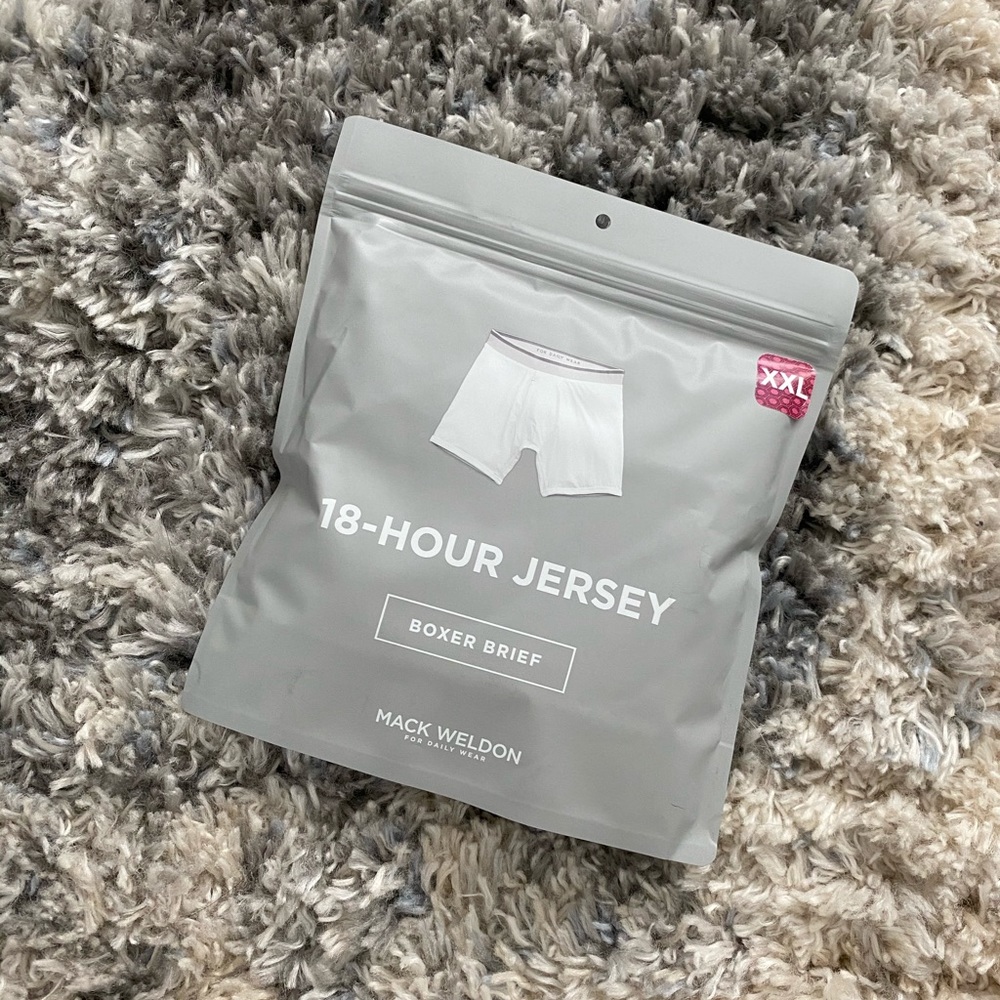 NWT! Mack Weldon 18-Hour Jersey Boxer Brief